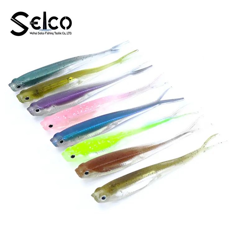 Selco – leurre en aluminium à queue fourchue Offre Spéciale, appât souple, leurre de pêche, leurre de pêche