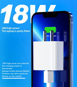快速充电器耐用的C型端口充电适配器iPhone PD功能欧洲标准适配器笔记本电脑220V - Product Image 6