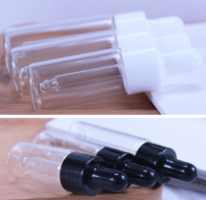 Botella de cristal transparente con gotero blanco, botella de vidrio transparente, transparente, respetuoso con el medio ambiente, para perfume, 2ml, 3ml, 5ml, 8ml - Product Image 6