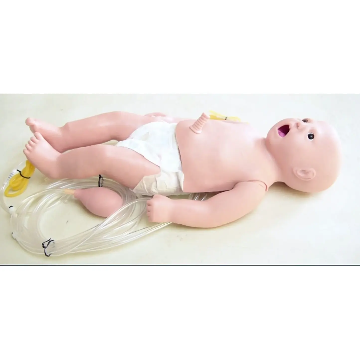 Maniquí multifuncional de enfermería neonatal y RCP para bebés, auscultación y modelo de bebé de Cuidado general