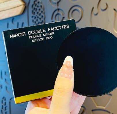 Miroir rond, avec boîte