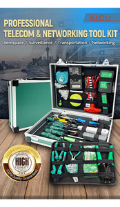 Kit de herramientas de redes de telecomunicaciones profesionales Juego de herramientas con caja de aleación de aluminio - Product Image 6