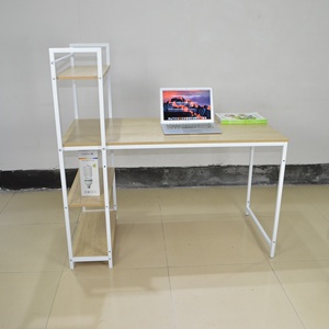 Mesa de estudio para el hogar, escritorio de Juegos de ordenador de metal, mesa de ordenador con estante - Product Image 2