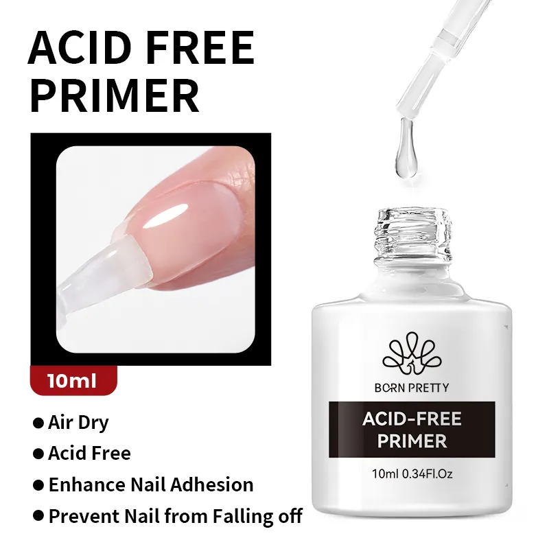 GEBORENES HÜBSCHES 10ml säure freies natürliches luft trockenes Bonding Primer Nail Prep Dehydrate für Acryl nägel