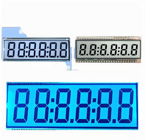 Pantalla LCD personalizada Pantalla táctil LCD de 7 segmentos Pantalla LCD personalizada para temperatura y humedad