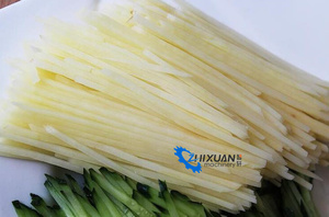 信頼性の高い自動ポテトスライサーカッター皮むき洗濯機果物野菜ポテトカッター切断機 - Product Image 6