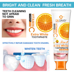 Kem Đánh Răng Trắng Dr. DAVEY 3 Trong 1 Chứa Vitamin C, Ốc Sên, Collagen Làm Trắng Răng Đáng Kể - Product Image 3