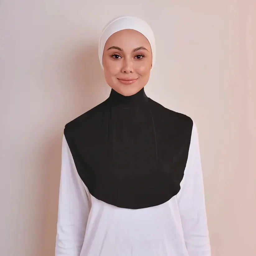 Wholesale High Quality Muslim Hijab Neck Cover Turtleneck for Women False Shirt Collar Cotton Jersey Fake Collar Inner Neck Cosy