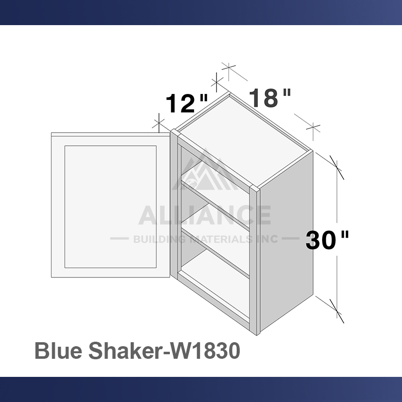 H Blue Shaker-W1830