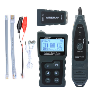 NF-8209 Wire Tracker Tester per cavi di rete test di continuità misurazione della lunghezza scansione del cavo porta di test POE Flash - Product Image 1