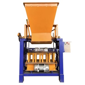 Máquina de fabricación de bloques de ladrillo con tolva, máquina automática de fabricación de ladrillos huecos de cemento, uno para uso múltiple, 2 unidades - Product Image 4