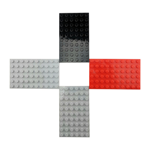 Ladrillo 6x10 Placa educativa DIY juego de bloques de construcción de plástico niños estilo moderno juguete de construcción NO.3033 incluye bloques - Product Image 6