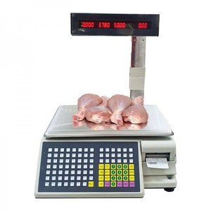 Barcode-Druck waage 30kg Etiketten druck Preis berechnungs skala
