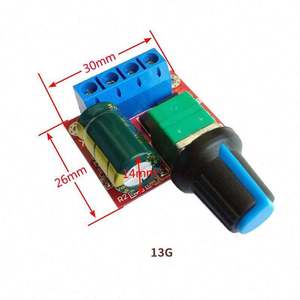 PWM DC regolatore di velocità del motore 5V-35V velocità interruttore di controllo 5A funzione LED dimmer - Product Image 6