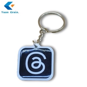 Kişiselleştirilmiş Rfid Nfc epoksi anahtarlık anahtarlık N213 215 216 sosyal medya özel baskı özelleştirilmiş 13.56MHz su geçirmez - Product Image 3