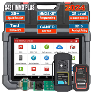 X431 IMMO Plus tüm arabalar için X-PROG3 programcı ile komple anahtar programlama aracı pille çalışan kod okuyucu