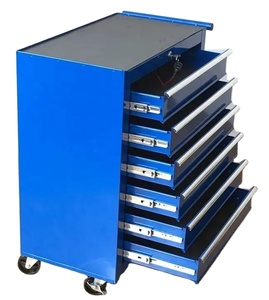 带钥匙锁定系统的车库车间设备滚动工具柜工具储物柜 - Product Image 1