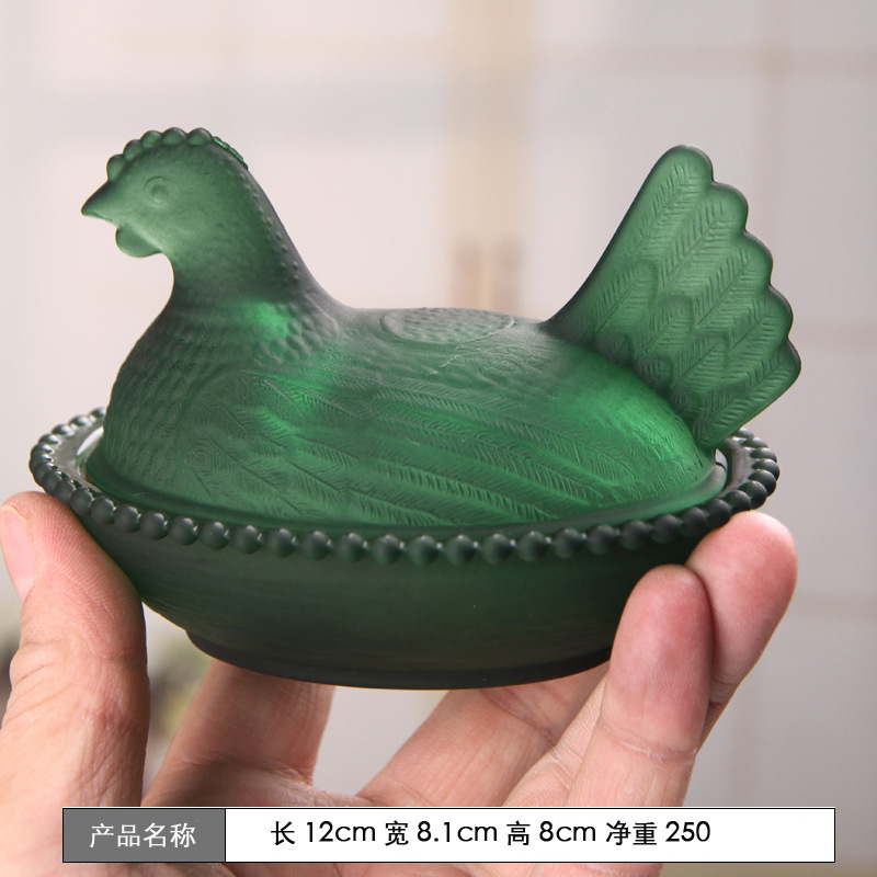 Piccolo verde scuro glassato