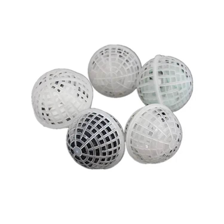 HuiSenホット販売フローティングボール排水処理中断ボールプラスチックバイオボール