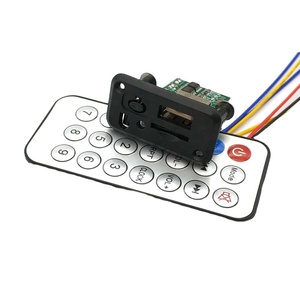 Mini 5V MP3 ถอดรหัส 3W * 2 ถอดรหัสโมดูล MP3 WAV U disk TF Card USB เครื่องขยายเสียงลําโพงเสียงพร้อมรีโมทคอนโทรลลวด - Product Image 1