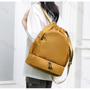 Fuliya impresión personalizada impermeable baloncesto fútbol deportes gimnasio bolsa resistente al agua cadena playa voleibol bolsa cordón mochila - Product Image 2