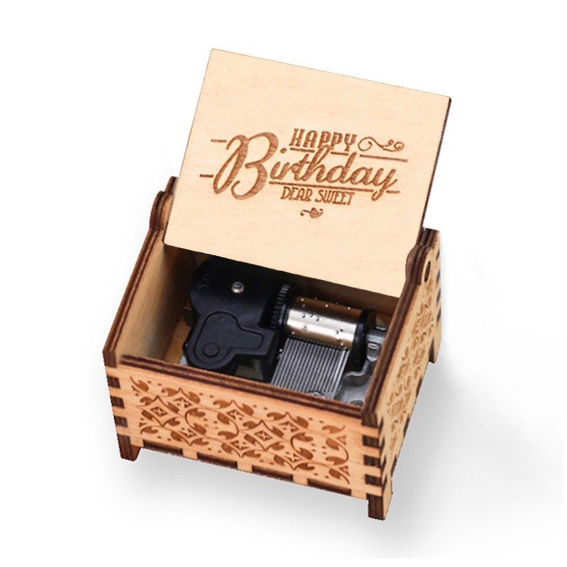 Bois naturel jaune-anniversaire