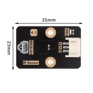 Sensor IR HX1838 Módulo de control remoto infrarrojo Módulo receptor infrarrojo universal PH2.0-Interfaz de 3 pines - Product Image 3