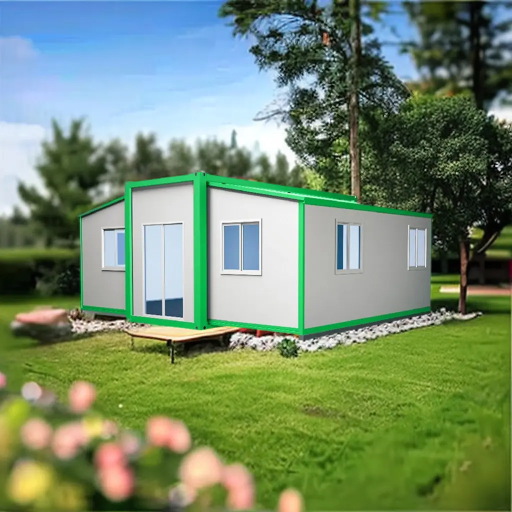 30Ft Australia Granny Flat Prefabricated Homes 20Ft 40Ft Folding Living Prefab Villa Foldable Expandable Container House