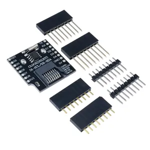 WeMos D1 Mini WiFi kurulu kart yuvası veri kaydedici kalkanı RTC DS1307 Arduino için gerçek zamanlı saat modülü