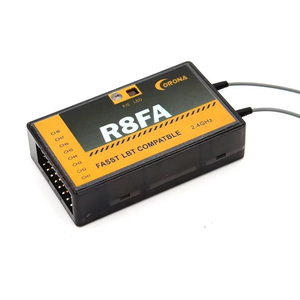 Corona R8FA 2.4Ghz 8CH Fasst FUTABA FASST uzaktan kumanda ile uyumlu alıcı T6EX T8FG 10CG 14SG 3PM RC FPV Drones için 4PKS - Product Image 5