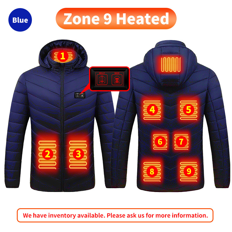Blue 9 zones Heated