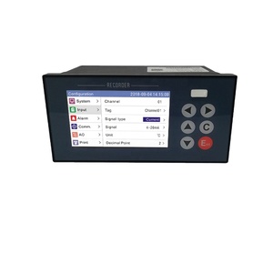 JUJIE-grabador de datos sin papel GT68R 2 4 6 canais, registrador de datos de voltaje y presión RTD de temperatura, 4-20mA, 0-5V, relé analógico RS485