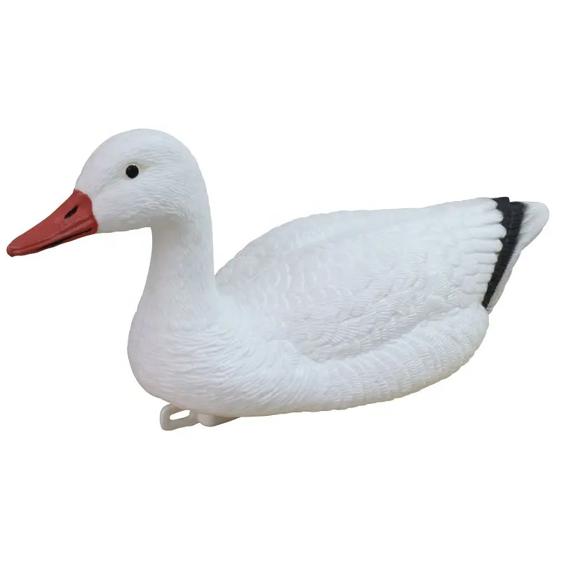 Plastic Bird Decoy Isca Flutuável Branco Snow Goose