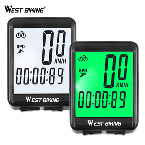 WEST BIKING Large Screen Bike <strong>Cycle</strong> Digital Cycling <strong>Computer</strong> Mount GPS Waterproof Speed Odmeter Bike <strong>Computer</strong>