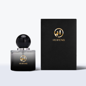 30 ml 50ml 100 mlラグジュアリーファンシーエンプティガラスカスタムデザインラウンド香水スプレーボトルボックス付き - Product Image 1