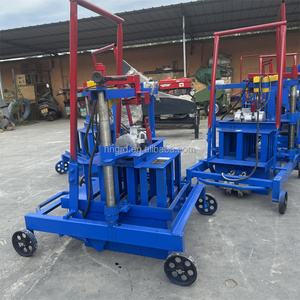 Máquina de bloques de construcción pequeña de 220V, línea de producción de ladrillos de cemento para fabricación de bloques huecos y pavimentados - Product Image 2