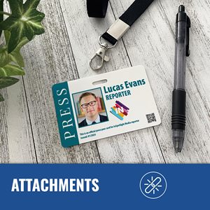 Özel baskı çalışan kimlik rozeti çift taraflı baskı adı ile fotoğraf logosu ve barkod benzersiz fotoğraf kimlik kartı çözümü - Product Image 6
