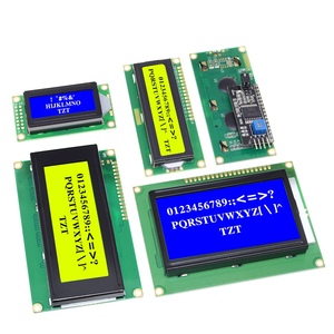 TZT LCD-Modul Blau Grüner Bildschirm Für Arduino 0802 1602 2004 12864 LCD-Zeichen UNO R3 Mega2560 Display PCF8574T IIC I2C-Anschluss