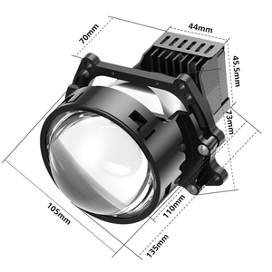 Aurora Bi <strong>Led</strong> Lens Projector Car <strong>LED</strong> Fog Lamp 55W 60W High Low Beam Waterproof 3inch Driving Fog Light for Car Motorcycle - Product Image 6
