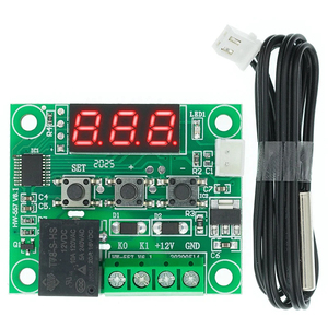 W1209 Blue/Red light DC 12V heat cool temp thermostat <strong>temperature</strong> <strong>control</strong> switch <strong>temperature</strong> controller thermometer thermo - Product Image 1
