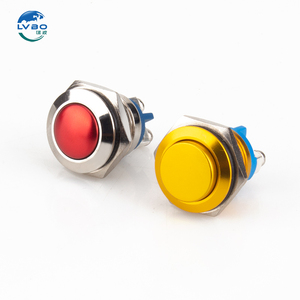 LVBO Recommend 16/19/22mm Custom Metal Push Button <strong>Switch</strong> 22mm Latch Light <strong>Switch</strong> Momentary Latching Metal Push Button <strong>Switch</strong>