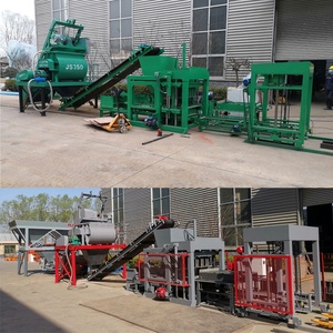 Máquina de bloques de pavimentación de enclavamiento hueco de cemento totalmente automático, QTJ4-18 de bloques de hormigón hidráulico, máquina de fabricación de bloques en venta - Product Image 4