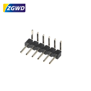 Single-Row 2.0MM Pitch Horizontal <strong>1</strong>*2/<strong>8</strong>/15/20 Copper Gold-Plated <strong>Header</strong> Connector Pin for PCB Applications - Product Image 4