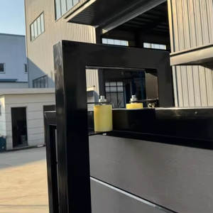Tùy chỉnh Trung Quốc WPC cổng chính nặng thép tự động WPC cửa trượt điều khiển từ xa con lăn cổng động cơ - Product Image 3