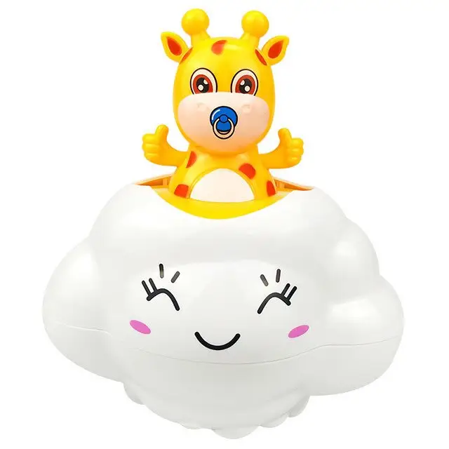 Air bayi kartun hewan bebek mandi semprotan air mainan Lucu klasik mainan mandi anak-anak