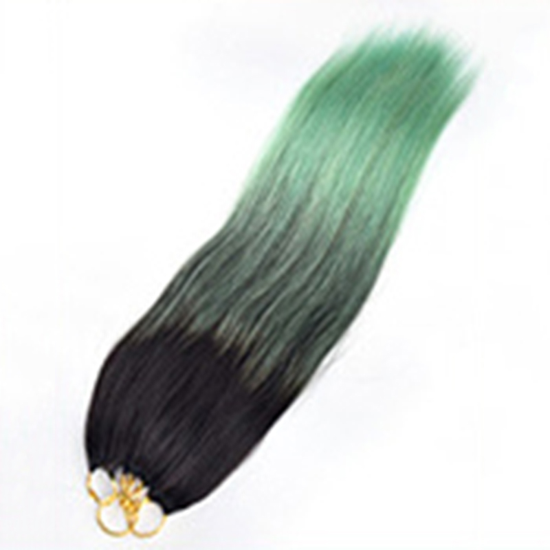 9 3rd-generation feather hair extensions