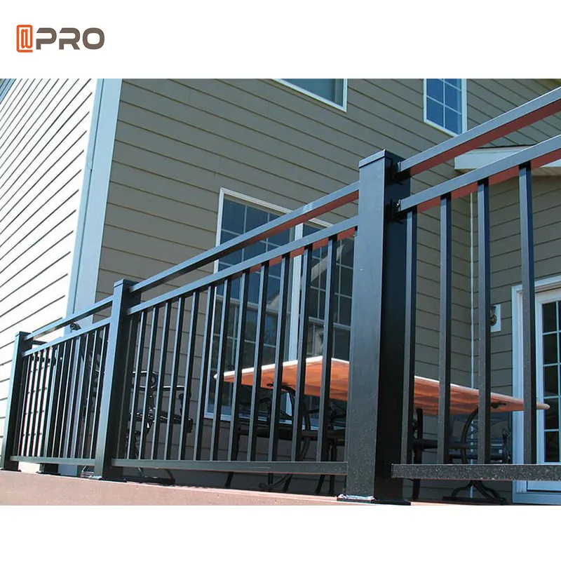 Alluminio Fenceing System Cancello Prezzo Pannello Decorativo Pannelli di Alluminio Recinzione Orizzontale Nero Cina Utilizzato Garden Pool Stecca