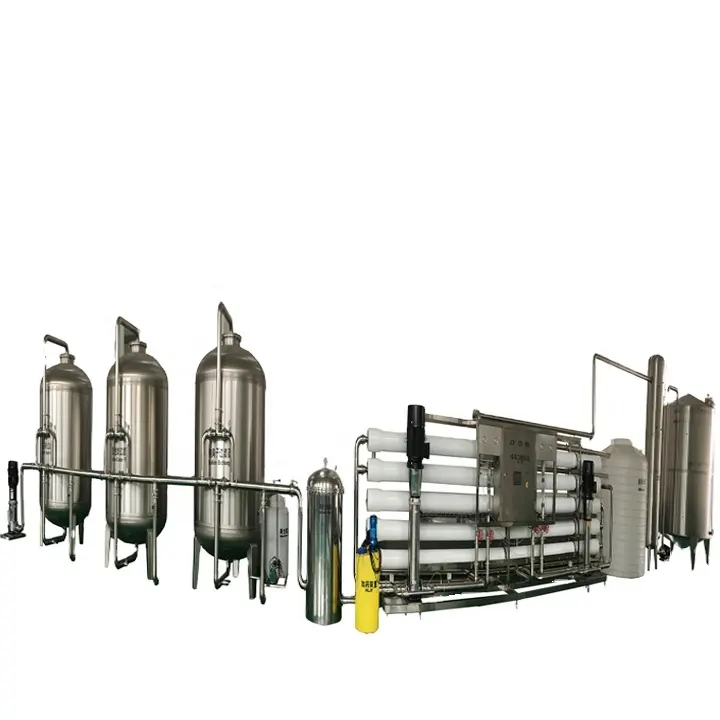 آلة معالجة المياه بنظام التناضح العكسي بسعر المصنع معدات تنقية وتصفية مصفاة المياه النقية للشرب 6000lph Ro