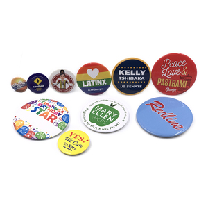 Küçük emniyet pimi kapatma düğmesi yuvarlak süblimasyon Metal badgeclothes Pin giysi için özel boş Pin düğmesi - Product Image 2
