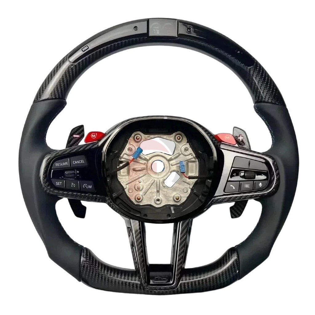 Carbon Fiber+leather+LED